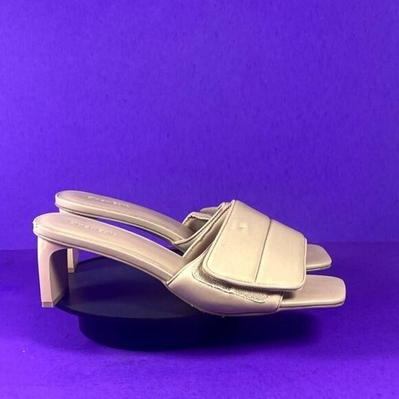 Open Edit Beige Cava Slide Sandals Women's Shoe Size 8.5-NEW - Picture 1 of 8